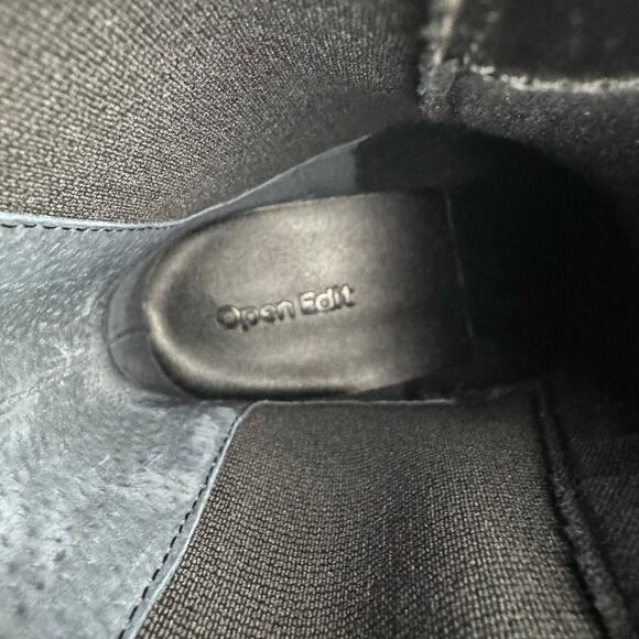 OPEN EDIT AYLA CROC HEELED CHELSEA BOOT IN AUTUMN NWOB WOMEN'S SIZE 7M - Picture 12 of 13